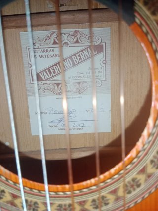 Guitarra Valeriano Bernal Prodigio Especial