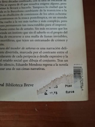 Libro La aventura del tocador de señoras