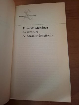 Libro La aventura del tocador de señoras