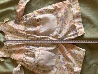 Pelele de niña estampado algodón