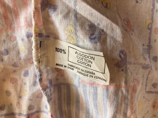 Pelele de niña estampado algodón