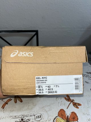 Asics Gel-Nyc Gris Blanca Talla 38