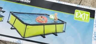 Piscina EXIT Lime Green 3M X 2M X 65CM