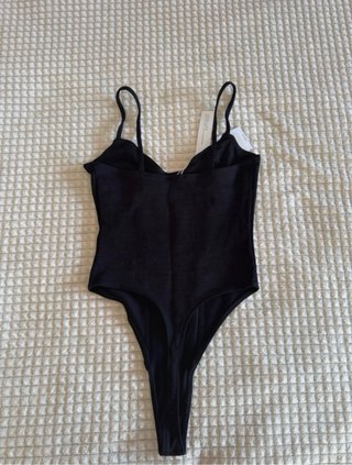 Body negro ajustado Talla S