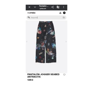 Pantalón Bimba y Lola estampado flores S NUEVO