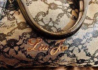 Borsa Liu Jo Beige/Nero Pizzo