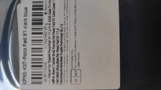 Funda IPad Poco X1 11.2'' Nueva sin abrir Azul