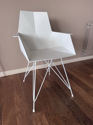 Silla Faz-B Aluminio y Plástico Blanca