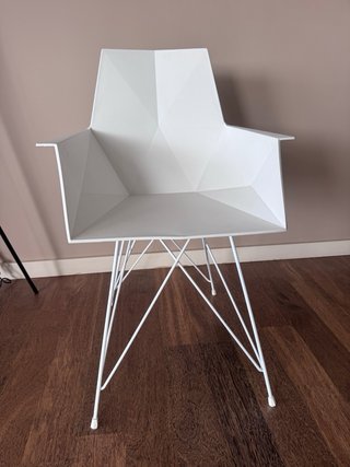 Silla Faz-B Aluminio y Plástico Blanca
