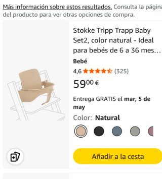 Baby Set Stokke Tripp Trapp Beige
