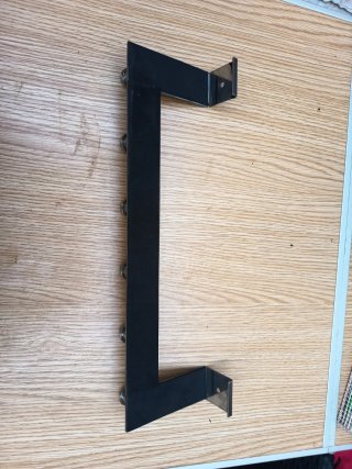 Perchero de puerta metálico
