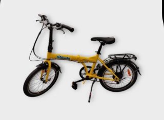 Bici Adulto Plegable Moma Amarilla Edición Ricola