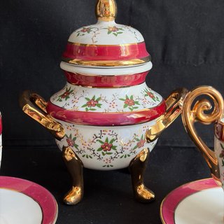 Servizio caffè Bone China vintage