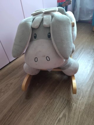 Balancín Burrito Peluche Gris