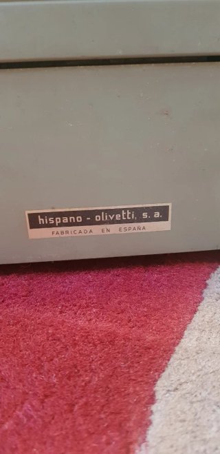Máquina Escribir Hispano Olivetti Lexicon 80