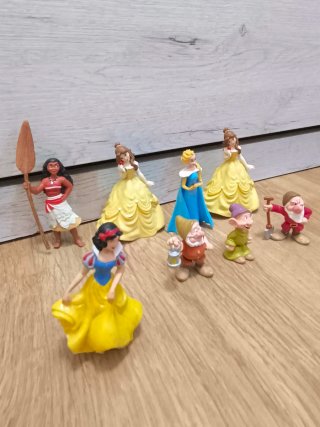 Figuras Disney Princesas y Enanitos
