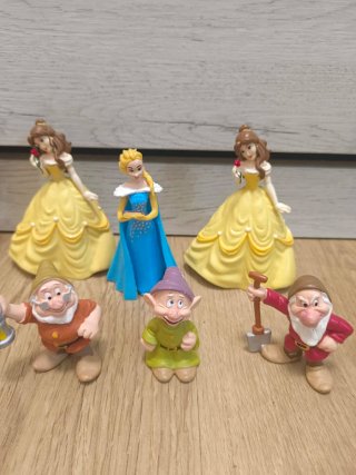 Figuras Disney Princesas y Enanitos