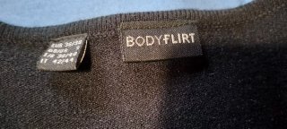 Vestito maglia BODYFLIRT nero taglia 42/44