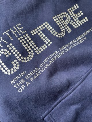 Sudadera azul For The Culture