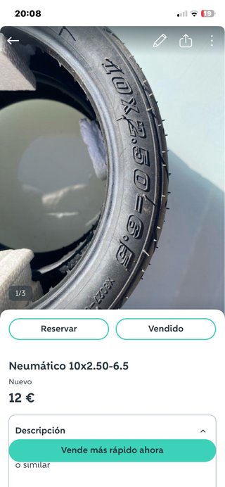 Neumático 10x2.50-6.5