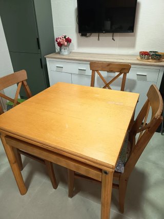 Mesa madera maciza