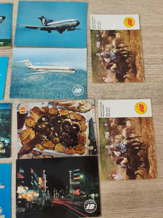 Lote Postales Vintage: Iberia, Lufthansa