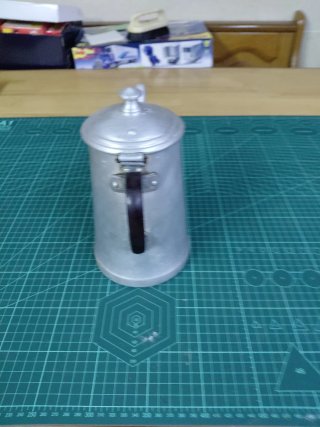 Cafetera de aluminio