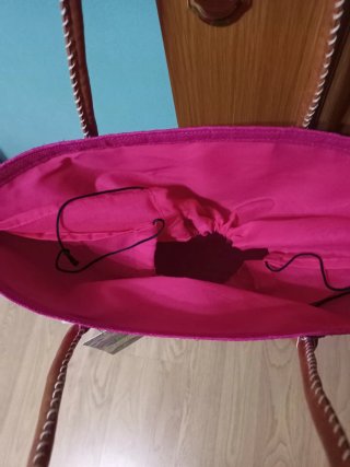 Bolso Capazo Artesano Flores Bordadas