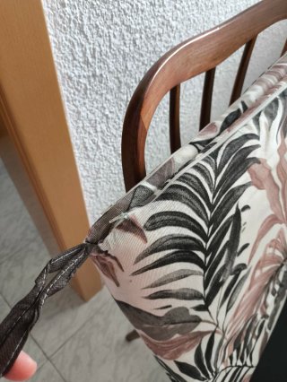 2 Cojínes Tumbona MERCURY TEXTIL Hojas Marrón
