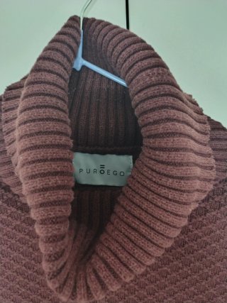 Jersey cuello alto burdeos PuroEgo