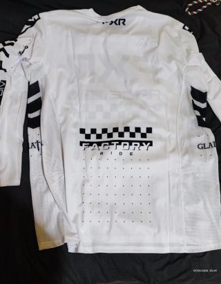 Camiseta FXR Podium Gladiator Mx Blanca Enduro