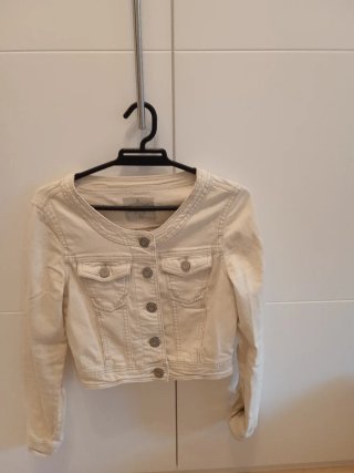 Cazadora vaquera Blanco Suite Beige Talla XS