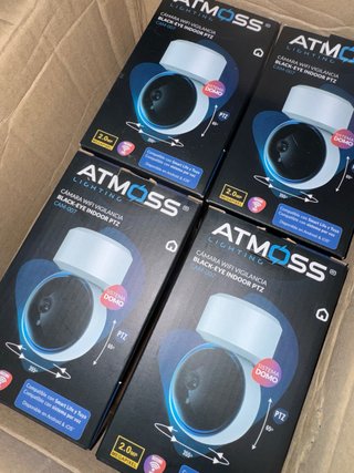 4 Cámaras WiFi ATMOSS Indoor PTZ 2MP