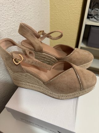 Cuñas/alpargata de esparto mujer talla 38
