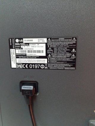 Televisión LG de 32 pulgadas para reparar..no enci