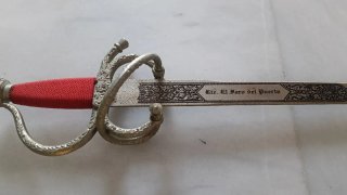 Espada decorativa de boda