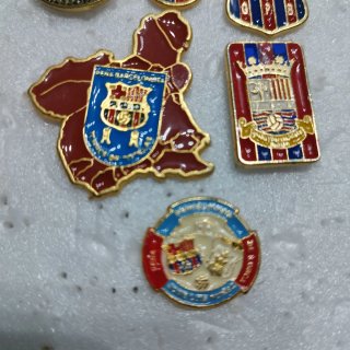 Lote 6 Pins Peñas FC Barcelona Murcia