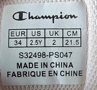 Zapatillas Champion Talla 34 Rosa