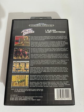 Atomic Runner Mega Drive Sega Cartucho 16-Bit