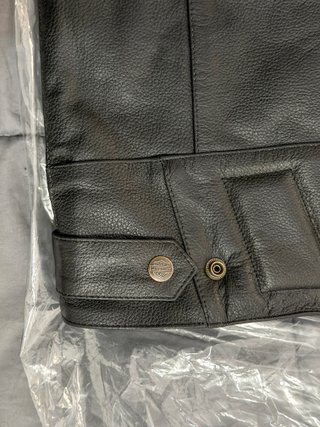 Chaleco de cuero moto Harley Davidson talla XL