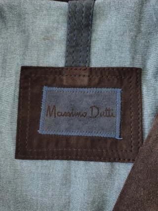Chaqueta bolsillos de ante marrón chocolate tipo s