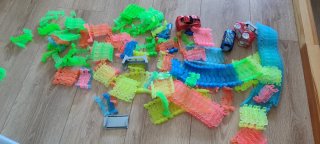 Circuito de Coches Montessori Colores