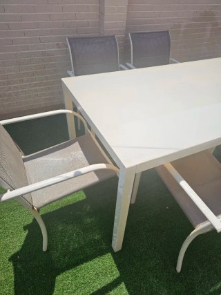Mesa y 6 Sillas Jardín