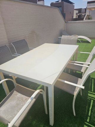 Mesa y 6 Sillas Jardín