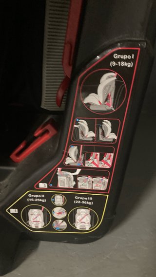 Silla Coche MS Encore 1/2/3 sin Isofix
