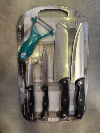 Set 4 Coltelli + Pelapatate Blumenthal Bavaria