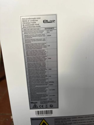 Aire Acondicionado Portátil Luxe Blanco
