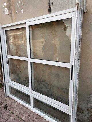 Ventana corredera aluminio blanco
