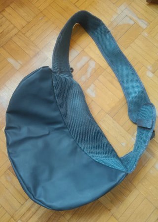 Mochila transportín perro/gato azul y gris