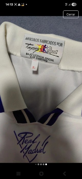 Camiseta Real Madrid Teqy Raúl